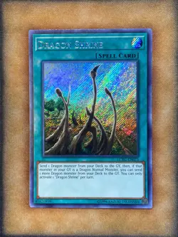 Yugioh Dragon Shrine LCKC-EN075 Secret Rare NM - Image 1