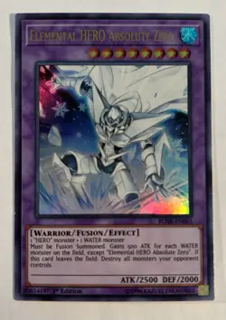 Yu-Gi-Oh Elemental HERO Abolute Zero BLHR-EN065 Ultra Rare NM - Image 1