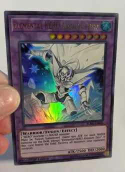 Yu-Gi-Oh Elemental HERO Abolute Zero BLHR-EN065 Ultra Rare NM - Image 2
