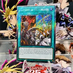 Yugioh Pantheism of the Monarchs RA04-EN261 Platinum Secret Rare 1st Near Mint - Image 1