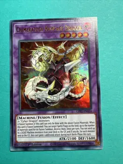 Yugioh Chimeratech Rampage Dragon GFP2-EN124 Ultra Rare 1st Edition Near Mint - Image 1