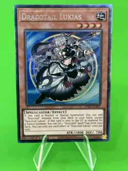 Yu-Gi-Oh Justice Hunters Dracotail Lukias Collectors Rare JUSH-EN001 NM!!! - Image 1