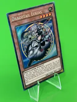 Yu-Gi-Oh Justice Hunters Dracotail Lukias Collectors Rare JUSH-EN001 NM!!! - Image 2