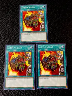 Supply Squad (x3) EGS1-EN028 Yugioh 1st Edition (New) - Image 1