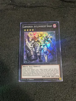 Yugioh Cairngorgon, Antiluminescent Knight MP15-EN030 Super Rare 1st Ed - LP - Image 1