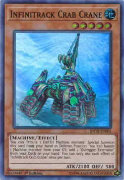 Infinitrack Crab Crane - INCH-EN003 - Super Rare - 1st Edition - Lightly Played - Image 1