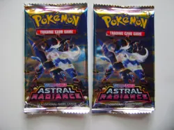 Vintage Unopened NEW 2016 Pokemon Trading Cards Astral Radiance Booster 2 Packs - Image 1