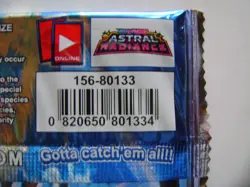 Vintage Unopened NEW 2016 Pokemon Trading Cards Astral Radiance Booster 2 Packs - Image 3