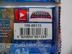 Vintage Unopened NEW 2016 Pokemon Trading Cards Astral Radiance Booster 2 Packs - Image 5