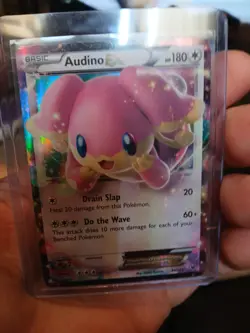 Audino EX 84/124 Fates Collide Ultra Rare Holo Pokemon Card - Image 1