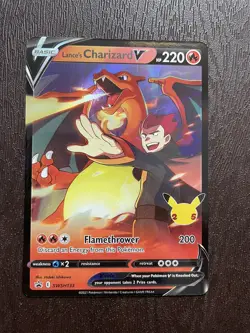 Lances Charizard V Promo SWSH133 Celebration Pokemon Card Mint - Image 1