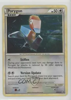 Porygon Pokemon HeartGold & SoulSilver Black Star Promo #HGSS22 2010 0dk - Image 1