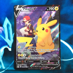 Pikachu V - TG16/TG30 - Full Art Holo Rare Lost Origin - Pokemon Card - NM - Image 1
