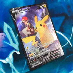 Pikachu V - TG16/TG30 - Full Art Holo Rare Lost Origin - Pokemon Card - NM - Image 3