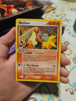 Pokemon TCG Blaziken EX Ruby & Sapphire 3/109 Holo Rare - Image 1
