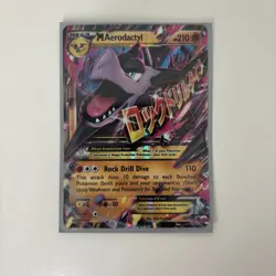 Pokemon TCG Mega-Aerodactyl-EX XY XY98 Holo Black Star Promo Card 2016 - Image 1