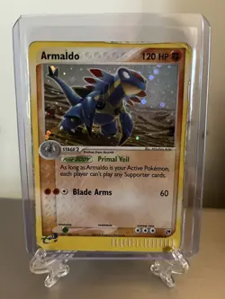 Armaldo 1/100 EX Sandstorm Series Holo Promo Pokemon TCG Heavily Played Card - Image 1