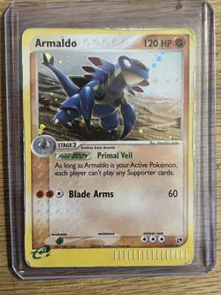 Armaldo 1/100 EX Sandstorm Series Holo Promo Pokemon TCG Heavily Played Card - Image 4
