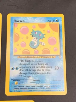 Pokemon TCG - Kingdra 8/111 Neo Genesis WOTC Rare Holo LP/HP + Seadra & Horsea - Image 3