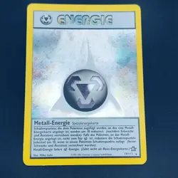 Pokemon TCG Karte - Metall-Energie 19/111 Holo Rare Neo Genesis Deutsch SWIRL - Image 2