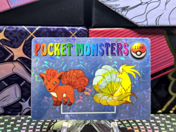 Pokemon Pocket Monsters Vending Prism Holo Vintage Sticker #1186 NINETALES rare - Image 1