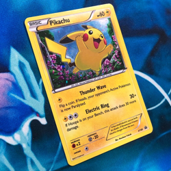 Pikachu - XY89 - Black Star Holo Promo Rare Collector Chest - Pokemon Card - LP - Image 3