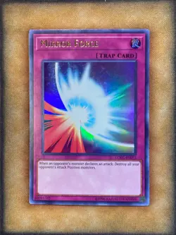 Yugioh Mirror Force LCKC-EN053 Ultra Rare NM - Image 1