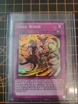 Dried Winds CORE-EN075 Super Rare YuGiOh! TCG NM With Top Loader - Image 1