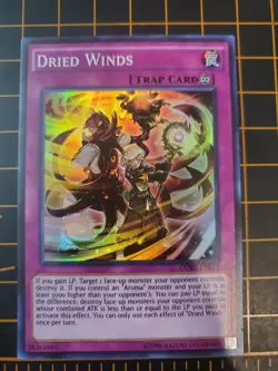 Dried Winds CORE-EN075 Super Rare YuGiOh! TCG NM With Top Loader - Image 2