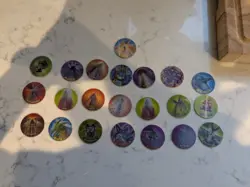 YU-GI-OH - X 22 Vintage Walkers Crisps Tazos - Image 1