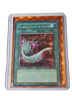 🔥Harpie's Feather Duster Yu-Gi-Oh Promo Card SDD-003 Secret Rare Holo Foil 🔥 - Image 1