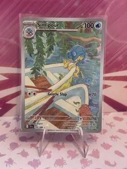 Simipour 102/086 Black Bolt Illustration Rare Pokemon Card Near Mint - Image 1