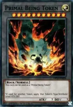 *** PRIMAL BEING TOKEN *** OP12-EN026 SUPER RARE YUGIOH! - Image 1