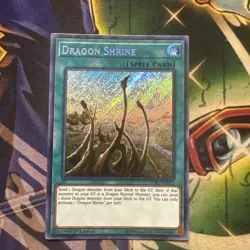 Yugioh! Dragon Shrine LCKC-EN075 Secret Rare 1st Edition NM - Image 1