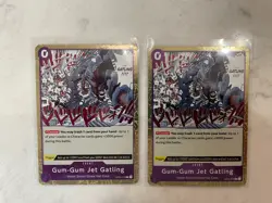 2x OP03-072 Gum-Gum Jet Gatling English One Piece Card Game - Image 1