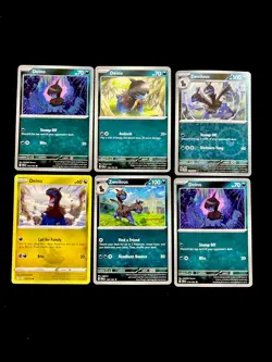 Zweilous & Deino Lot Darkness Ablaze Astral Radiance 6x Pokemon Cards TCG - Image 1