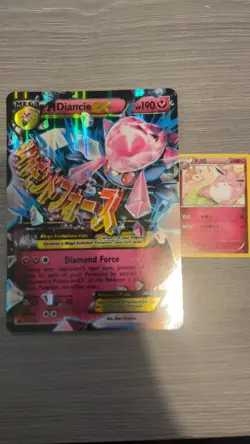 Pokemon TCG Mega Diancie EX XY44 Black Star Promo Holo Rare Card - Image 1