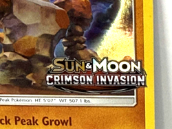 Pokemon SM Crimson Invasion Regirock STAFF Gold Foil Stamp Prerelease Promo Card - Image 3