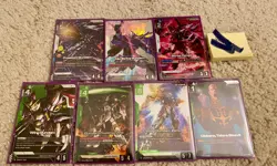 GUNDAM CARD GAME TCG CARD LOT WING ZERO AILE FREEDOM - Image 1