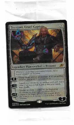 MTG magic cards 1x Tezzeret, Cruel Captain - Foil prerelease sealed Edge of Eter - Image 1