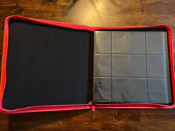 RED Deoyibu Trading Card 12-Pocket Side Loading Zip Binder - Image 2