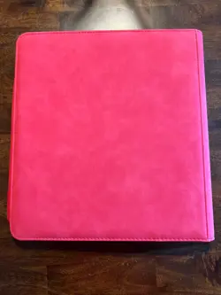 RED Deoyibu Trading Card 12-Pocket Side Loading Zip Binder - Image 5