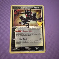 Pokemon TCG Greninja Gold Star SWSH144 25th Celebrations Promo Card - Image 1