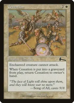 Cessation - Light Play MTG Urza's Legacy - Image 1