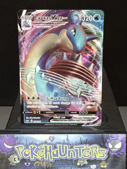 Pokemon Card Lapras VMAX 050/202 Sword & Shield Full Art Ultra Rare Near Mint - Image 1
