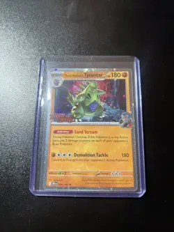 Team Rockets Tyranitar Destined Rivals Promo Card 096/182 NM Condition - Image 1
