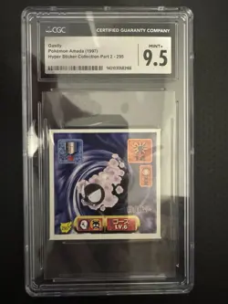 Gengar Haunter Gastly Amada Pokemon Japanese 1997 Seal Sticker Card - Image 2