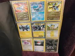Pokemon TCG 150 + Cards in Old Binder plastic sleeves - Image 2