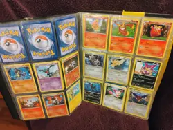 Pokemon TCG 150 + Cards in Old Binder plastic sleeves - Image 5