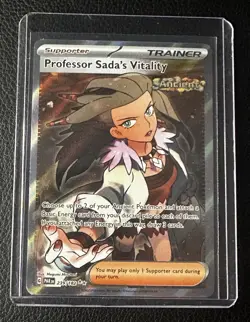 Professor Sada's Vitality 239/182 Full Art NM/M Paradox Rift Pokemon Card - Image 1